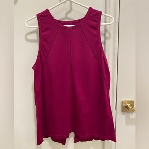 Athleta Foothill Seamless Tank, size Medium, Fuchsia/Pink